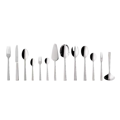 Villeroy & Boch - Victor Servizio Tavola 68 Pezzi, Lavabile in Lavastoviglie, Set di Posate, 12 Persone, Acciaio Inossidabile