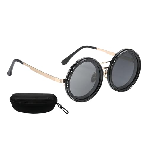 Lunettes teintées XAGMODSHN polarisées rondes pour stopper les reflets aveuglants de l'eau