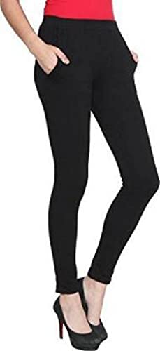Image of KAFF Womens Ankle Length Lycra Blend Legging with 2pocket