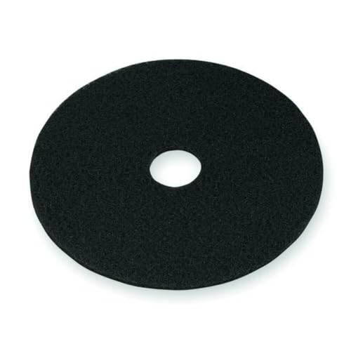 Image of 3M Black Stripper Floor Pad 7200, 16 inch, Used