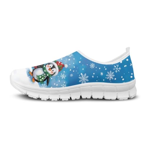 Image of Floral Sneakers for Women Colorful Art Shoes for Women Slip On Casual Work Shoes