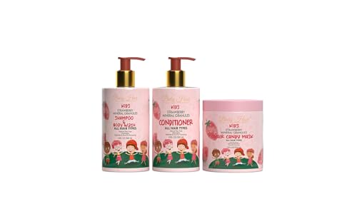 Baby Hair Kids: Vegan Strawberry & Mineral Granules Shampoo & Body Wash Ph- Balanced Sulfate-Free cover