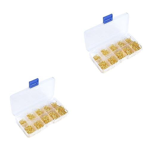 Hameçons triples sans ardillon dorés Toddmomy pour pêche de précision