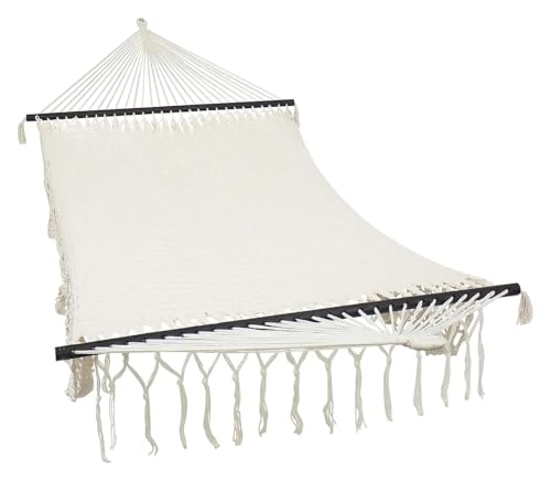 AWHZngE Indoor Hammock Camping Hammocks for Adults Tree Hammocks for Outside Cotton Hammock -770-Pound Weight Capacity for Terrace, Outdoor