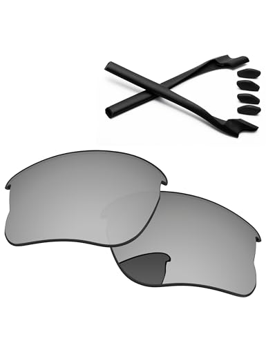 Image of Replacement Lenses & Rubber Kits for Oakley Half Jacket 2.0 XL OO9154 62mm - Precise Fit, UV Block, Impact Resistant