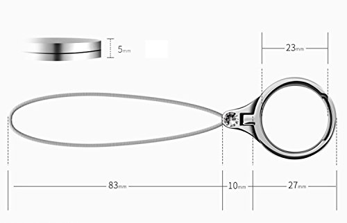 Monca Finger Ring Strap Kickstand, Bling Cubic Phone Holder Charm For Hand Grip Lanyard Holder For Iphone Loopy For Phone Case,Cell Phone,Usb,Keys (Gold Ring Charm) #TOP3