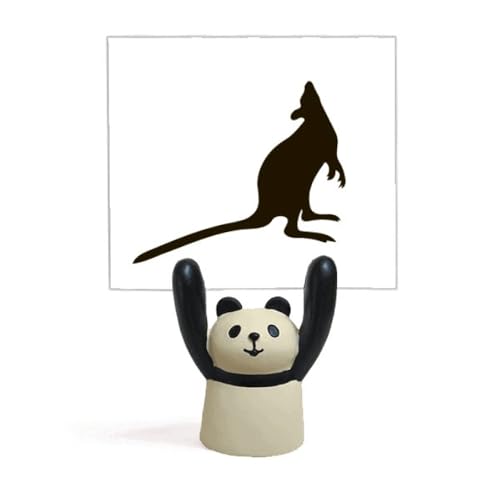 Support pour mémo noir panda pour bureau et notes