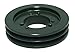 Powerhouse HTD 23V265JA V-Belt Pulley - Cast Iron