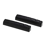 Musiclily Pro Urea Resin Plastic Slotted 44mm Electric Guitar Les Paul Nuts Flat Bottom for 6-string...
