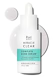 Rael Miracle Clear Acne Serum - Korean Skincare for Acne-Prone Skin, 1.5% Salicylic Acid, Hyaluronic Acid, 2% Niacinamide, 0.5% Zinc, Spot Treatment, Dermatologist Tested, Vegan, Cruelty Free (30 ml)