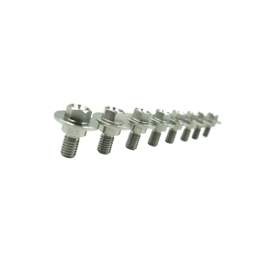 Tornillos M6 para carenado de Kawasaki KX y KLX, solución para vibraciones de moto, 8 un 3