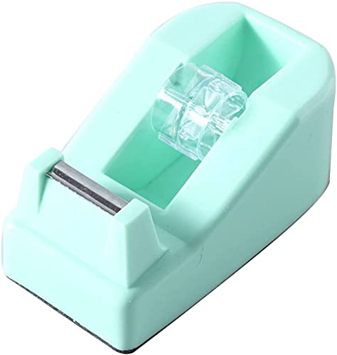 WELSTIK Cinta adhesiva de escritorio con base antideslizante para embalar oficina, restaurante, tienda de flores, pastelería, color verde Cover