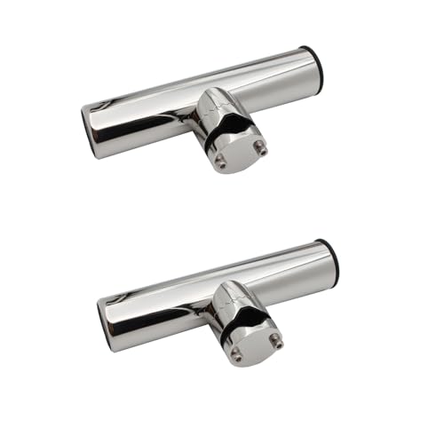 NEWFUN Porte Canne Bateau, Support Canne a Peche Bateau,Supports en Acier inoxydable pour Cannes à pêche en mer Supports pour Cannes à pêche à bord,...
