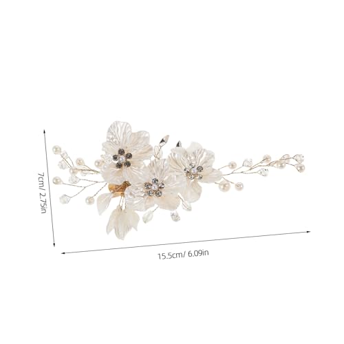 Horquillas de perlas para novia e invitadas y accesorios de boda para pelo largo 2