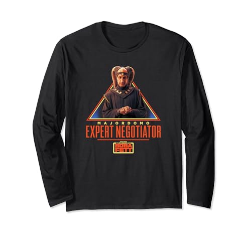 T-shirt Star Wars The Book of Boba Fett Majordomo imprimé à manches longues