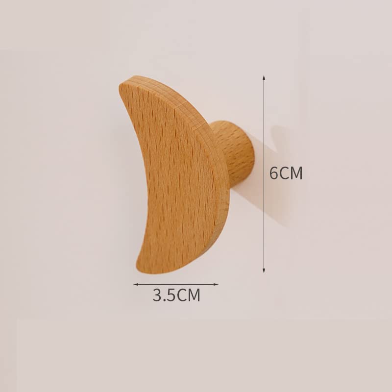 Yinitoo 6 Manopole per Porte Bambini Luna Stella Stella per Armadio Guardaroba Camerette