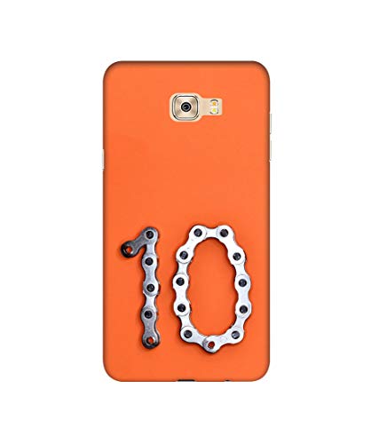 Image of Amazon Brand - Solimo Designer Number Ten 3D Printed Hard Back Case Mobile Cover for Samsung Galaxy C7 Pro