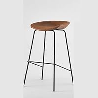 ダークブラウン バースツール スラットバック HAY（ヘイ） / REVOLVER BAR STOOL LOW（リボルバー