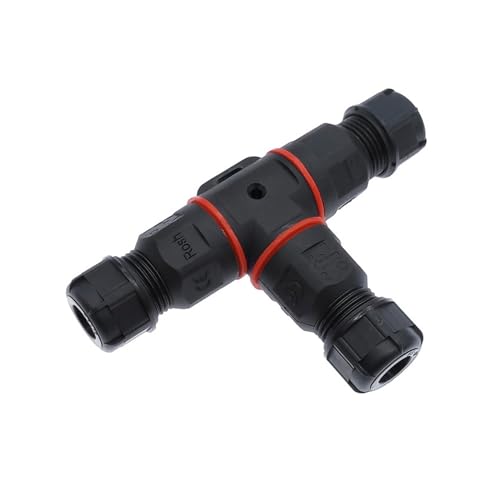 Conector impermeable IP68 de 3 pines con prensaestopas de cable de 250V