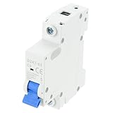MECCANIXITY 1Pcs Miniature Circuit Breaker 1P 6A AC 110V DZ47-63 DIN Rail Mount Disconnect Switch Circuit Breaker Protection Thermal Magnetic Trip for Short Circuit Protection, Overload Blue