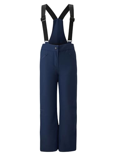 Ziener Mädchen AFIA-Z Ski-Hose/Schnee-Hose | wasserdicht, Träger, Dark Navy, 152