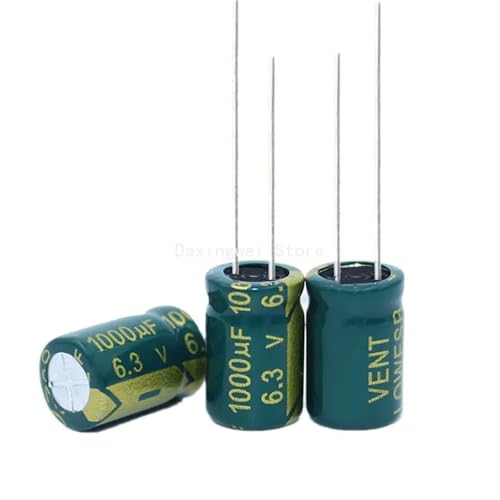 Condensador electrolítico de alta frecuencia y baja impedancia 6.3V 1000uf de aluminio 2