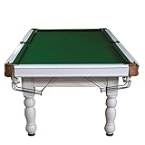 Khalsa Gymnastic Works Snow White Billiard Pool Table Adults Sports Person Professional Skill Fun Club Pool Table Snooker with All Accessories Skill Fun Club Indoors Set-1