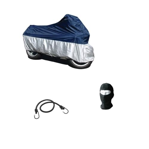 COMPATIBILE CON YAMAHA FZ6 FAZER S2 600 TELO COPRIMOTO COPRISCOOTER IMPERMEABILE COVER IN NYLON UNIVERSALE PER SCOOTER MOTO MAXISCOOTER TAGLIA XL 246X105X127CM COPERTURA ANTIPIOGGIA