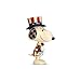 Enesco Peanuts by Jim Shore Snoopy Patriotic Miniature Figurine, 1.5 Inch, Multicolor