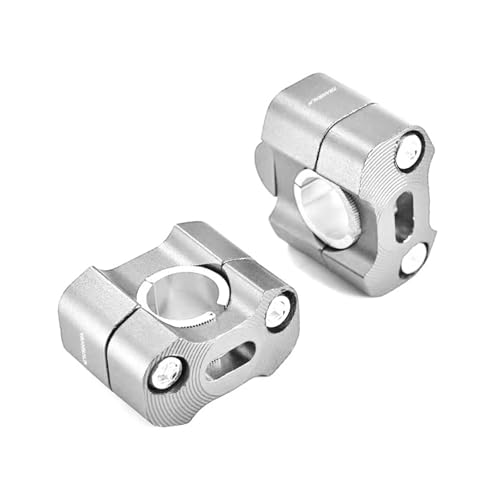 Rehausseur de guidon 22mm 28mm pour Transalp XL600V XL650V XL700V argent