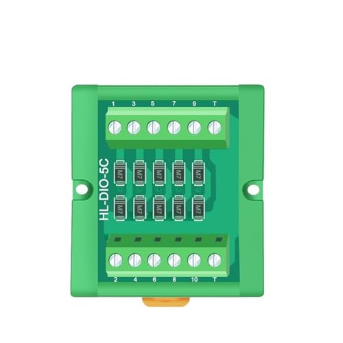 Module de diode IN4007 HL-DIO-NC M7 pour supprimer les retours de tension sur rail DIN