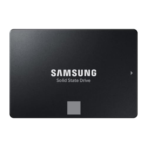 Samsung SSD 870 EVO SATA III 2,5", MZ-77E8T0B/EU, 8 TB, Velocità di Lettura 560 MB/s, Velocità di Scrittura 530 MB/s, SSD Interno, Disco Rigido per un Trasferimento Dati Veloce, Nero