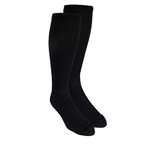 image for Truform Compression Socks, 20-30 mmHg, Men's Dress Socks, Knee High Ov