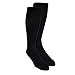Truform Compression Socks, 20-30 mmHg, Men's Dress Socks, Knee High Over Calf Length, Black, Medium