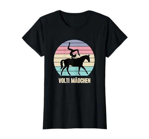 Voltigier Kleidung Volti Mädchen Voltigieren Pferde Reiterin T-Shirt
