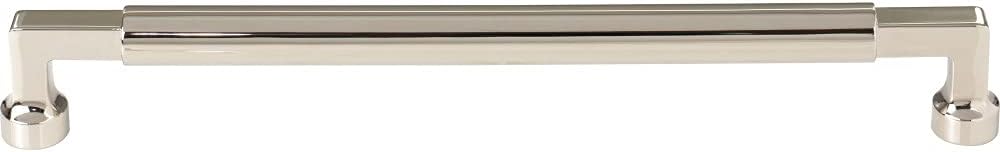 Top Knobs Cumberland Pull 8 13/16 Inch c-c Polished Nickel