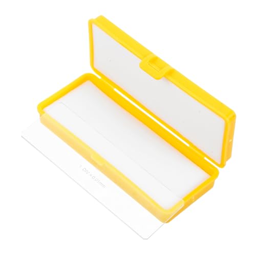 CIYODO Microscope Calibration Slide Ruler Stage Slide Ruler Micrometer for Objective Easy to Carry