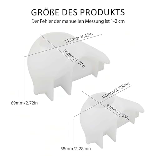 2 Stück Silikonformen GießFormen Vogel, Ostern Silikonform Vogel, GießForm Vogel Zum GießEn, Silikonformen Vogel GießFormen Für Gips und Epoxidharz
