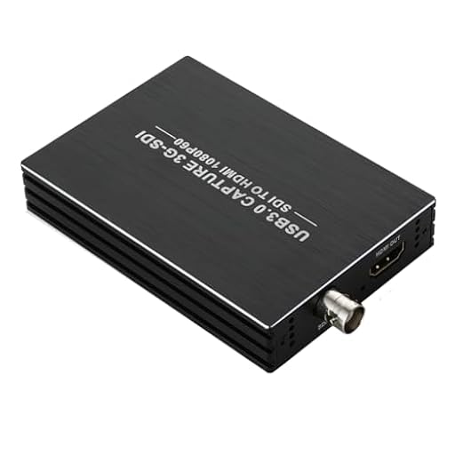 Junterone Tarjeta de Captura de Video USB3.0 3G-SDI HD 1080P 60HZ Caja de Captura de Video Convertidor Adaptador Compatible con para SDI A | Ya disponible en tu tienda friki favorita! En mundofriki.es!