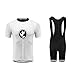 UGLY FROG Homme Cuissard VTT + Maillot Velo à Manches Courtes Respirant Vêtements de Cyclisme