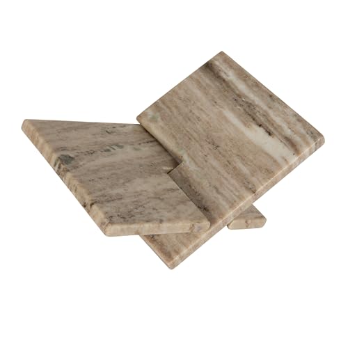 Image of Bloomingville Decorative Marble Book Holder, Coastal Sands
