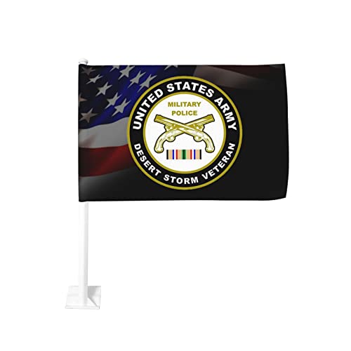 United States Army Veteran Military Police Veteran 100% Polyester Fabric With Printing For Indoor Outdoor Decoration