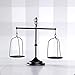 The Lakeside Collection Functional Rustic Farmhouse Balancing Scale Candle Holder - Unique Metal Home Decor Table Centerpiece for Study, Patio, Coffee Table, Kitchen, Dining or Living Room