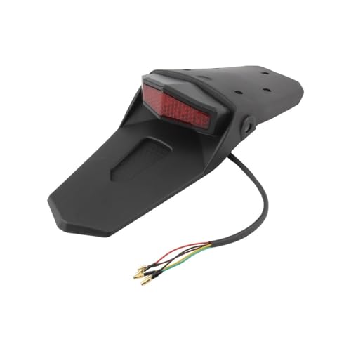 Feu arrière de moto LED triple fonction frein et plaque pour motocross 12V