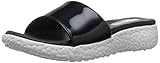 Skechers Cali Women's Burst - Introspect Flat Sandal,Black,8 M US