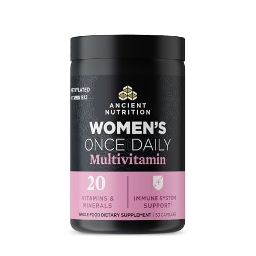 Ancient Nutrition Multivitamin for Women, Women's Once Daily Supplement, Methlyated