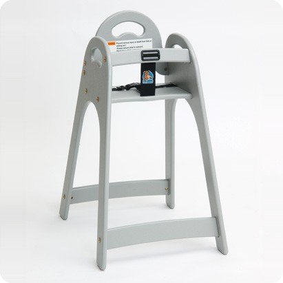 Koala plastica Altezza Sedia Design KB105 - impilabile - Superficie Antibatterica Grigio