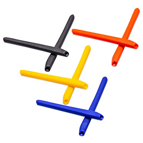 Manchons en silicone pour Oakleys EV-Zero embouts antidérapants bleus