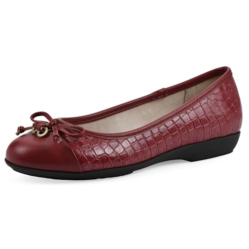 CLIFFS BY WHITE MOUNTAIN Women's Careen Cushioned Ballet Flat