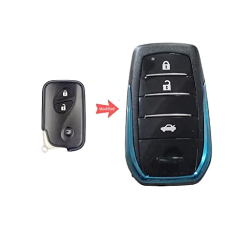 Funda de llave para Lexus GS350 LS460 con acabado premium de 3 botones modificada